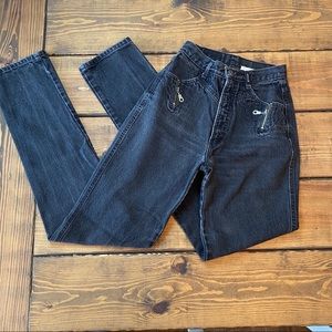 Vintage Rockies High Rise Zip Pocket Mom Jeans